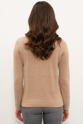 U.S. Polo Assn. Kadın Basic Bisiklet Yaka  Triko Hırka