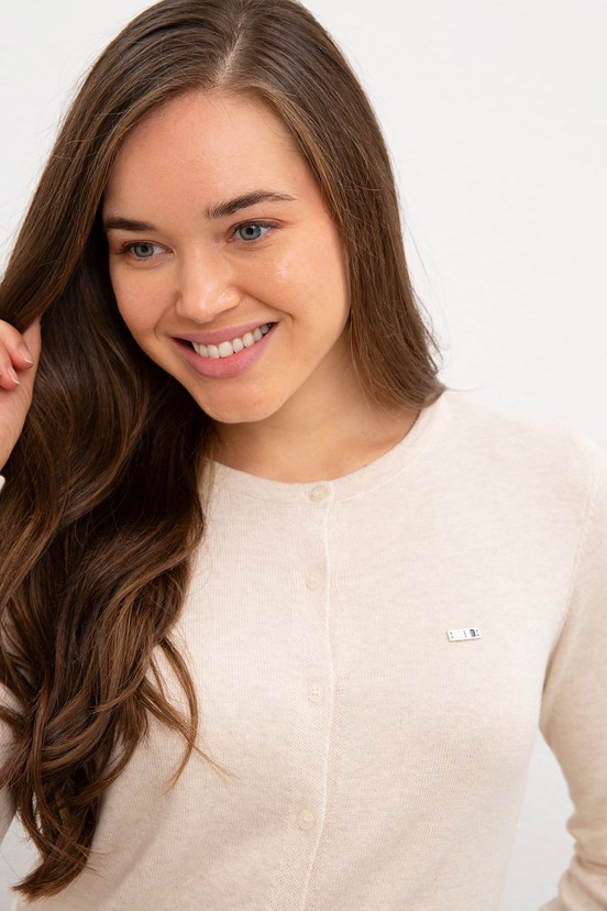 U.S. Polo Assn. Kadın Basic Bisiklet Yaka  Triko Hırka