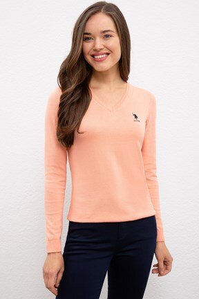 U.S. Polo Assn. Kadın Basic Triko Kazak