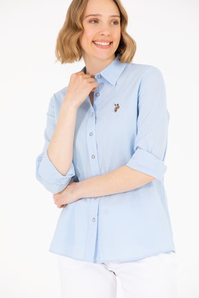 U.S. Polo Assn. Kadın Dokuma Gömlek
