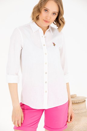 U.S. Polo Assn. Kadın Dokuma Gömlek
