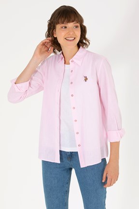 U.S. Polo Assn. Kadın Dokuma Gömlek
