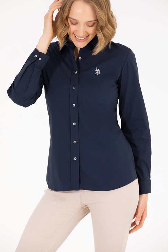 U.S. Polo Assn. Kadın Dokuma Gömlek

