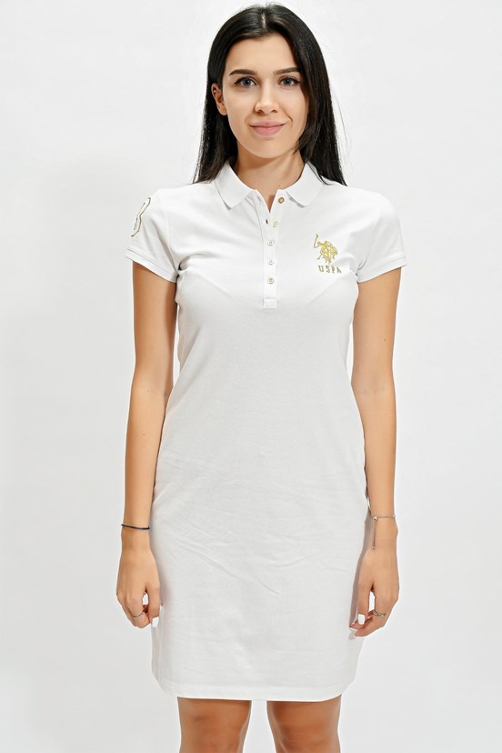 U.S. Polo Assn. Kadın Örme Kısakol Elbise