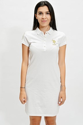 U.S. Polo Assn. Kadın Örme Kısakol Elbise