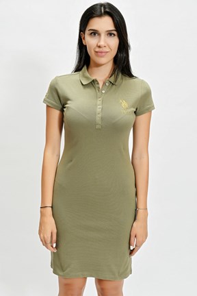 U.S. Polo Assn. Kadın Örme Kısakol Elbise