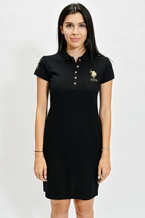 U.S. Polo Assn. Kadın Örme Kısakol Elbise