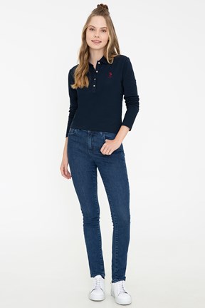 U.S. Polo Assn. Kadın Basic Sweatshirt