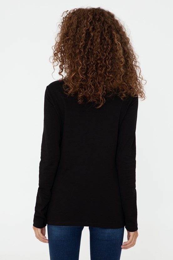 U.S. Polo Assn. Kadın Basic Sweatshirt