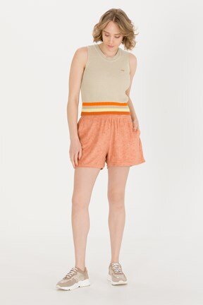 U.S. Polo Assn. Kadın Örme Capri Bermuda