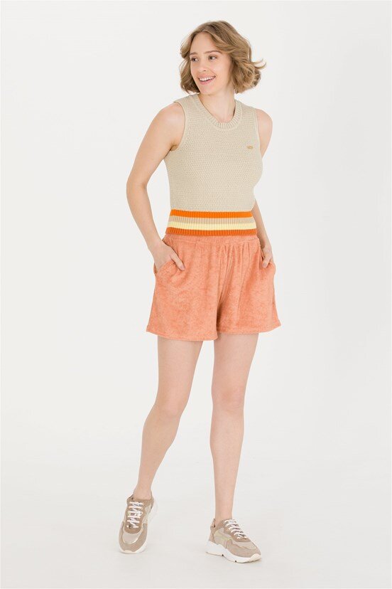 U.S. Polo Assn. Kadın Örme Capri Bermuda