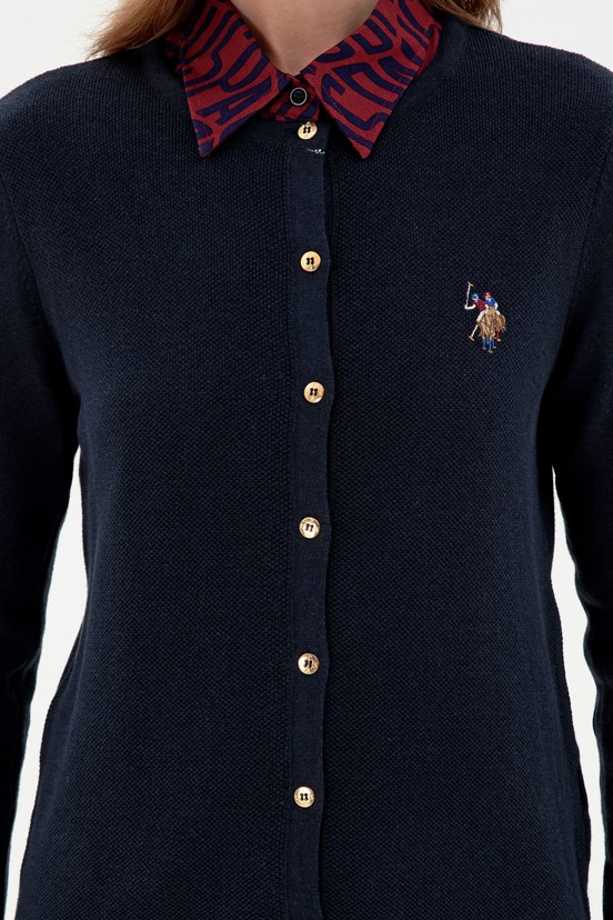 U.S. Polo Assn. Kadın Triko Hırka