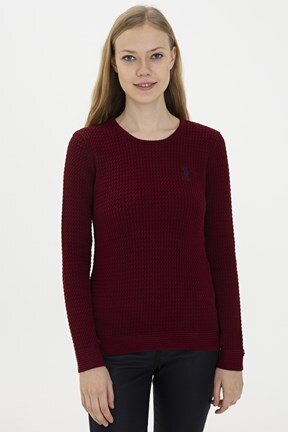 U.S. Polo Assn. Kadın Basic Triko Kazak