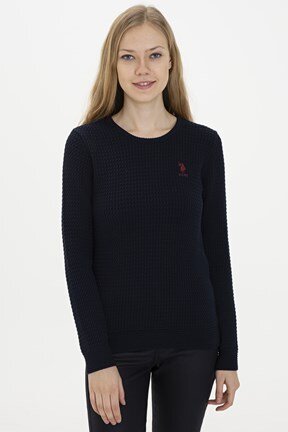U.S. Polo Assn. Kadın Basic Triko Kazak