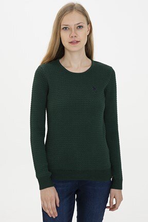U.S. Polo Assn. Kadın Basic Triko Kazak