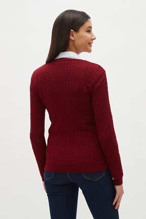 U.S. Polo Assn. Kadın Basic Triko Kazak