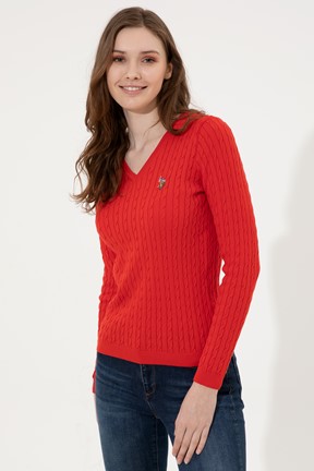 U.S. Polo Assn. Kadın Kazak