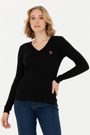 U.S. Polo Assn. Kadın Triko Kazak

