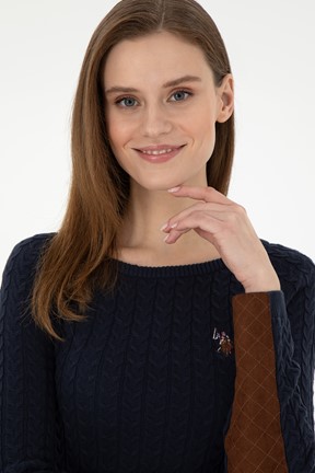 U.S. Polo Assn. Kadın Triko Kazak