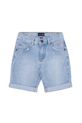 U.S. Polo Assn. Erkek Çocuk Denim Capri Bermuda
