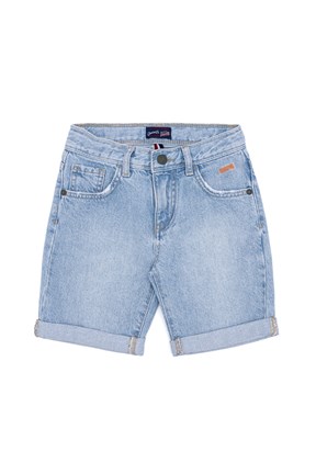 U.S. Polo Assn. Erkek Çocuk Denim Capri Bermuda