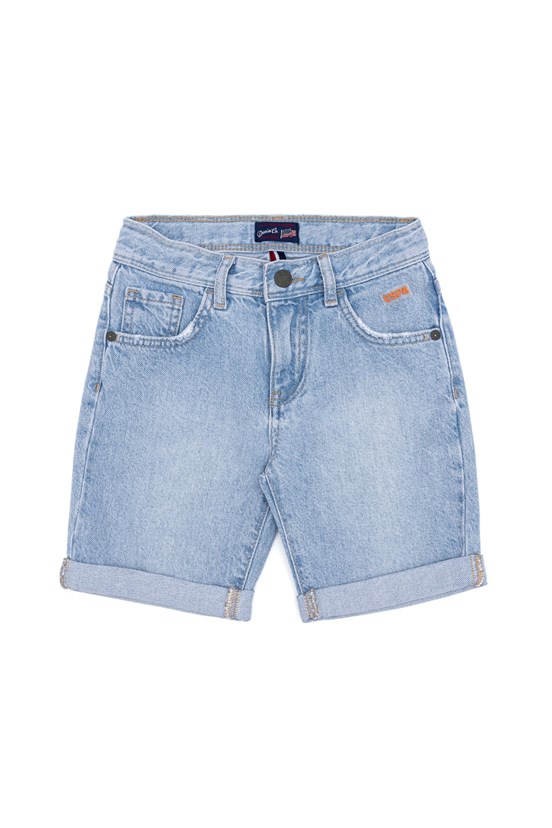 U.S. Polo Assn. Erkek Çocuk Denim Capri Bermuda