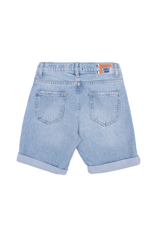 U.S. Polo Assn. Erkek Çocuk Denim Capri Bermuda