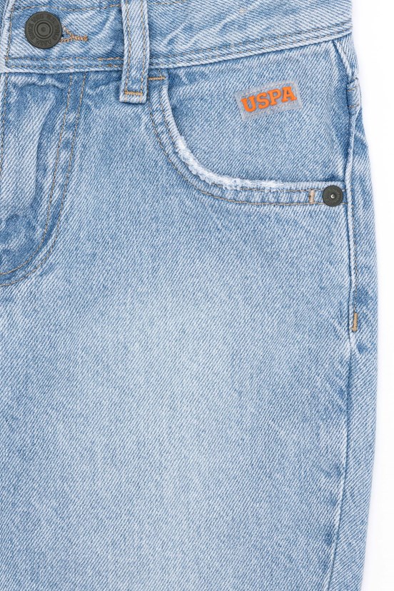 U.S. Polo Assn. Erkek Çocuk Denim Capri Bermuda