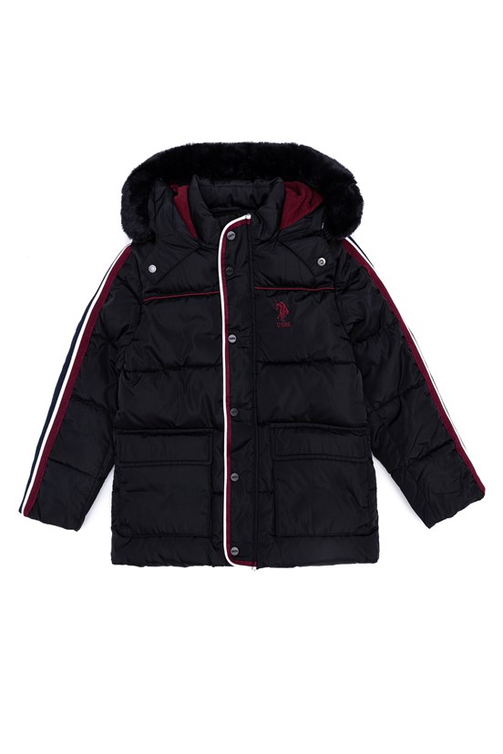 U.S. Polo Assn. Erkek Çocuk Kapişonlu Mont