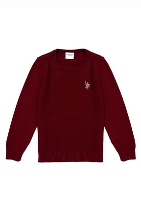 U.S. Polo Assn. Erkek Çocuk Basic Triko Kazak