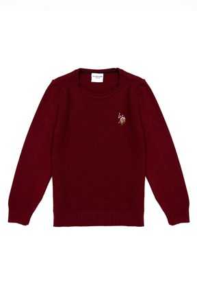 U.S. Polo Assn. Erkek Çocuk Basic Triko Kazak