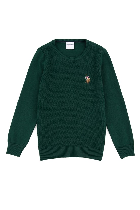 U.S. Polo Assn. Erkek Çocuk Basic Triko Kazak