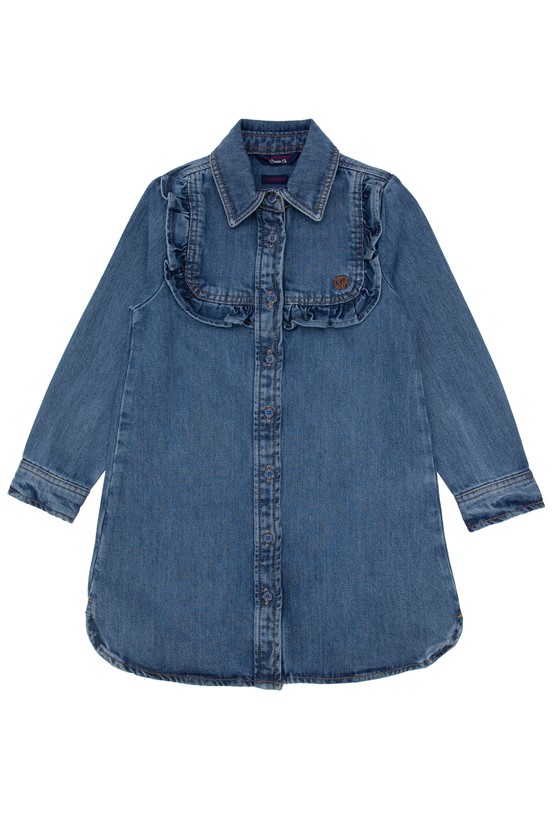 U.S. Polo Assn. Kız Çocuk Denim Elbise