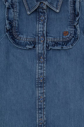 U.S. Polo Assn. Kız Çocuk Denim Elbise