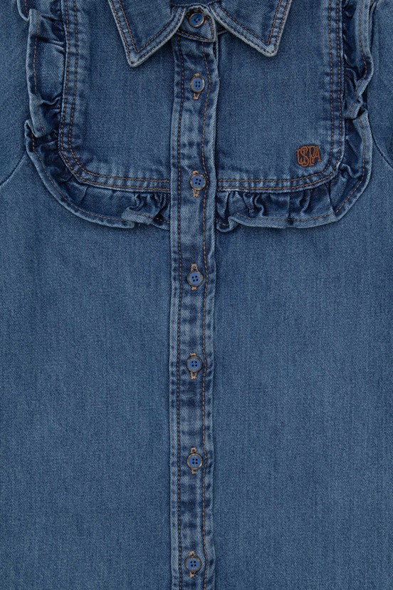U.S. Polo Assn. Kız Çocuk Denim Elbise