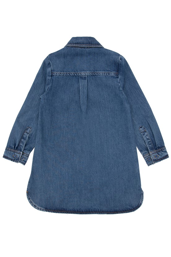 U.S. Polo Assn. Kız Çocuk Denim Elbise