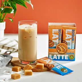 Premium Soğuk Caffe Latte Karamelli 15 g (10lu kutu)