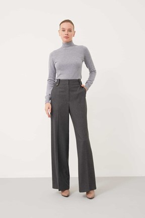 Roman Flanel Geniş Paça Pantolon 