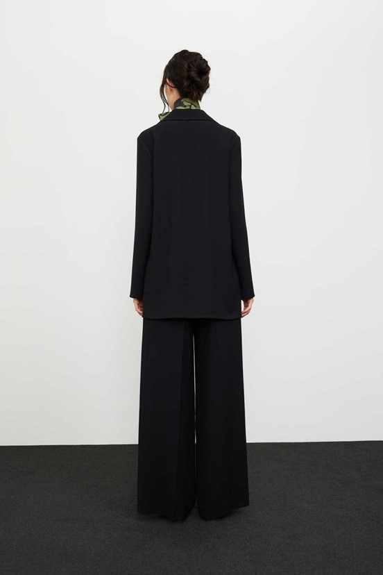 Roman Gold Aksesuarlı Crep Tunik