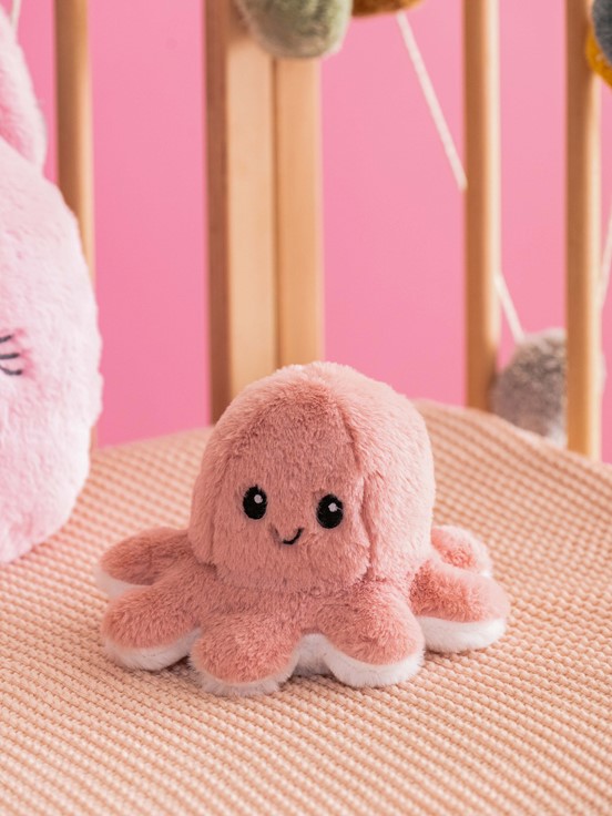 Çift Taraflı Pelüş Dolgulu Ahtapot PEMBE