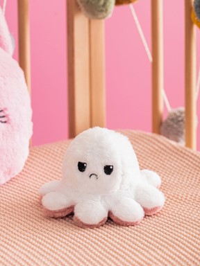 Çift Taraflı Pelüş Dolgulu Ahtapot PEMBE