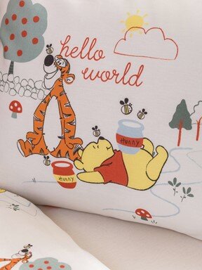 Winnie The Pooh Baskılı Bebek Nevresim Seti KARIŞIK BASKILI