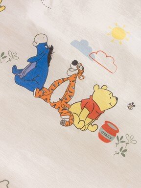 Winnie The Pooh Baskılı Bebek Nevresim Seti KARIŞIK BASKILI