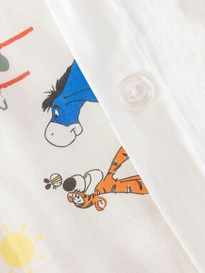 Winnie The Pooh Baskılı Bebek Nevresim Seti KARIŞIK BASKILI