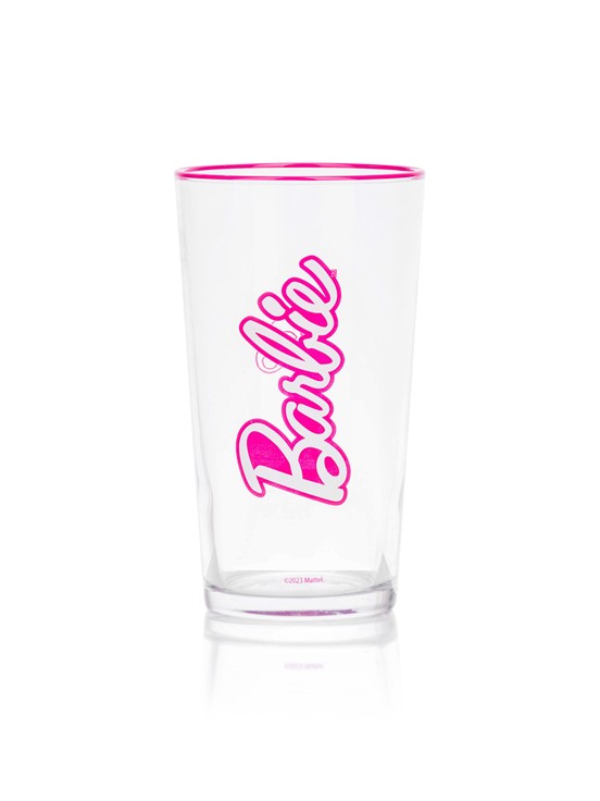 Barbie Baskılı Cam Bardak 570 Ml KARIŞIK BASKILI