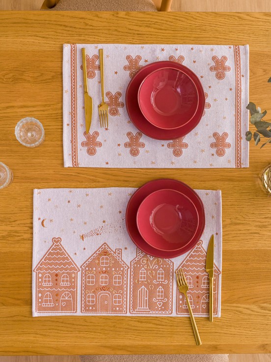 Yılbaşı Temalı Amerikan Servis 2'li 33X50 Cm KARIŞIK BASKILI