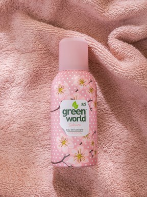 Green World Sakura Kokulu Sprey Kolonya 150Ml KARIŞIK BASKILI