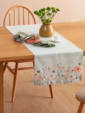 Çiçek Baskılı Runner 45x150 Cm KARIŞIK BASKILI