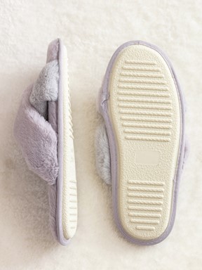 Çapraz Bantlı Kadın Ev Terliği LİLA