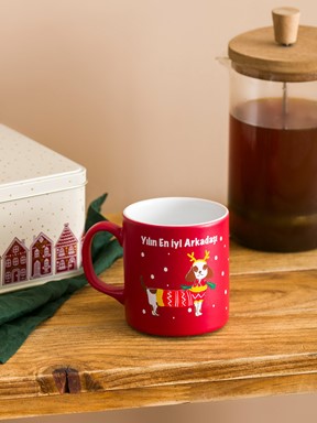 Baskılı Seramik Kupa 320 Ml KARIŞIK BASKILI